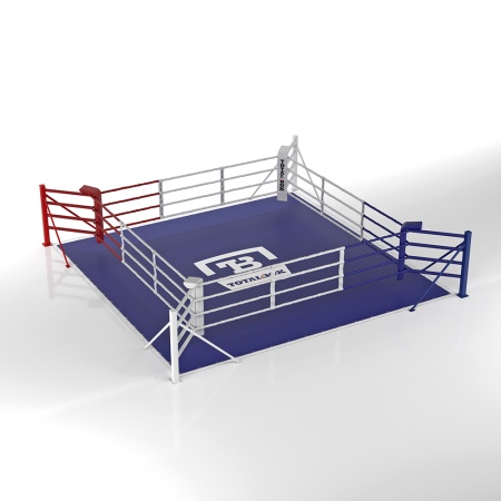 Купить Ринг боксерский напольный Totalbox на упорах 4х4м в Невьянске 