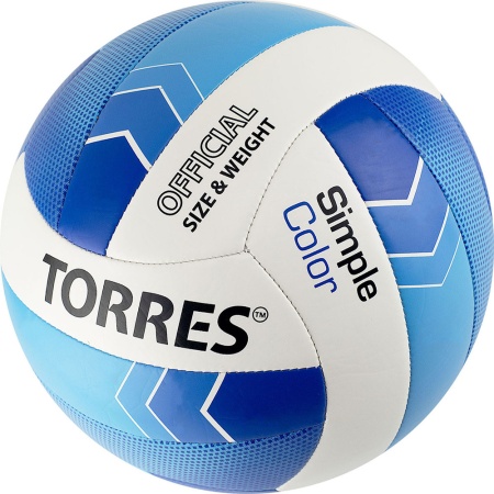 Купить Мяч волейбольный Torres Simple Color любительский р.5 в Невьянске 
